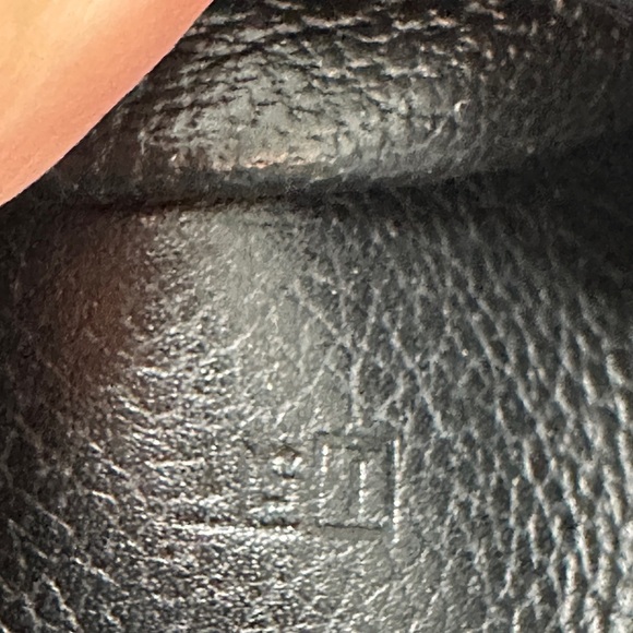 HERMES Compartment Wallet Black Leather Made in France - Picture 11 of 11